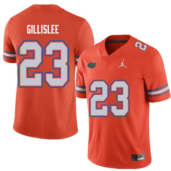 Jordan Brand Men #23 Mike Gillislee Florida Gators College Football Jerseys Orange